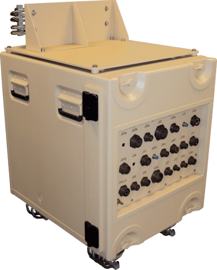 Baie tir missile véhicule blindé